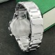 Мужские часы Mini Focus MF0188G Silver-Black с хронографом и стальным браслетом