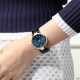 Женские наручные часы Mini Focus MF0189L Blue-Cuprum с кварцевым механизмом и стальным браслетом