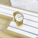 Наручные часы Mini Focus MF0181G Gold-White с хронографом и золотистым стальным браслетом