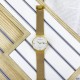 Наручные часы Mini Focus MF0181G Gold-White с хронографом и золотистым стальным браслетом