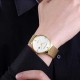 Наручные часы Mini Focus MF0181G Gold-White с хронографом и золотистым стальным браслетом