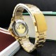 Мужские механические часы Winner 8173 Gold с автоподзаводом и стальным браслетом