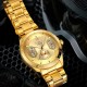 Мужские механические часы Winner 8267 Gold с автоподзаводом и хронографом