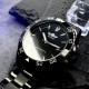 Мужские механические часы Winner 8265 Black с автоподзаводом и стальным браслетом