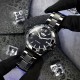 Мужские механические часы Winner 8265 Black с автоподзаводом и стальным браслетом