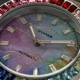 Мужские механические часы Winner 8287 Silver-Blue с автоподзаводом и стальным браслетом