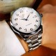 Мужские механические часы Winner 8023 Silver-White Steel с автоподзаводом и стальным браслетом