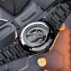 Мужские механические часы Winner 8023 Black Steel с автоподзаводом и стальным браслетом