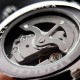 Мужские механические часы Winner 8023 Black Steel с автоподзаводом и стальным браслетом