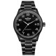 Мужские механические часы Winner 8023 Black Steel с автоподзаводом и стальным браслетом