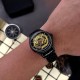 Мужские механические часы Winner 8222 Black-Gold Steel с автоподзаводом и стальным браслетом