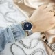 Жіночий годинник Guardo S02407-3 Silver-Blue з синім циферблатом та сріблястим браслетом
