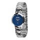 Жіночий годинник Guardo S02407-3 Silver-Blue з синім циферблатом та сріблястим браслетом