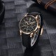Чоловічий годинник Pagani Design YS008 Rose Gold-Black з сапфіровим склом та хронографом
