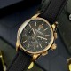 Чоловічий годинник Pagani Design YS008 Rose Gold-Black з сапфіровим склом та хронографом
