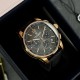 Чоловічий годинник Pagani Design YS008 Rose Gold-Black з сапфіровим склом та хронографом