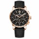 Чоловічий годинник Pagani Design YS008 Rose Gold-Black з сапфіровим склом та хронографом