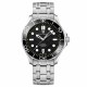 Мужские часы Pagani Design PD-1685 Silver-Black Steel с сапфировым стеклом и механизмом SEIKO
