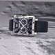 Мужские часы Pagani Design PD-1725 Silver-Black с сапфировым стеклом и механизмом SEIKO VK64
