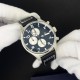 Мужские часы Pagani Design PD-1703 Silver-Black с сапфировым стеклом и хронографом SEIKO VK67