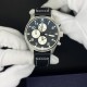 Мужские часы Pagani Design PD-1703 Silver-Black с сапфировым стеклом и хронографом SEIKO VK67