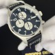 Мужские часы Pagani Design PD-1703 Silver-Black с сапфировым стеклом и хронографом SEIKO VK67