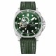 Мужские механические часы Pagani Design PD-1736 Silver-Green с сапфировым стеклом и механизмом SEIKO NH36