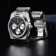 Мужские часы Pagani Design PD-1761 Silver-Black с сапфировым стеклом и механизмом SEIKO VK63