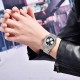 Мужские часы Pagani Design PD-1761 Silver-Black с сапфировым стеклом и механизмом SEIKO VK63