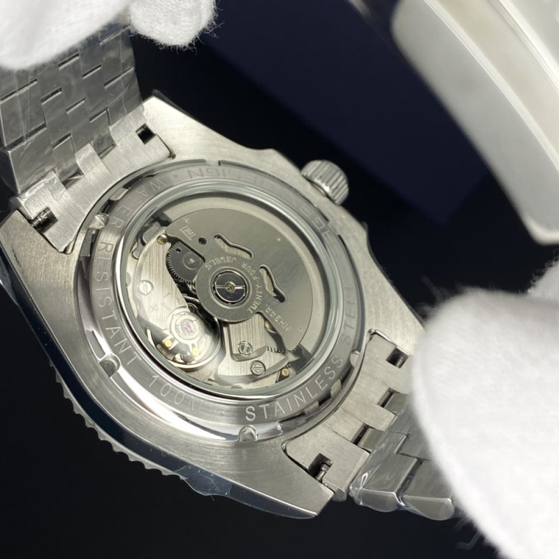 Чоловічий годинник Pagani Design PD-1662 Silver-Black з сапфіровим склом та механікою Pearl DG5833GMT