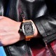 Мужские часы Pagani Design PD-1738 Silver-Orange с сапфировым стеклом и механизмом SEIKO VH65