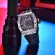 Мужские часы Pagani Design PD-1738 Silver-Black с сапфировым стеклом и японским механизмом SEIKO