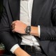 Мужские часы Pagani Design PD-1689 Silver-Black с сапфировым стеклом и механизмом SEIKO