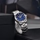 Мужские часы Pagani Design PD-1734 Silver-Blue с сапфировым стеклом и механизмом Seiko VH31