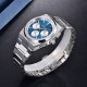 Мужские часы Pagani Design PD-1761 Silver-Blue с сапфировым стеклом и механизмом SEIKO VK63