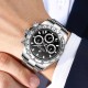 Мужские часы Pagani Design PD-1727 Silver-Black с сапфировым стеклом и механизмом SEIKO VK63