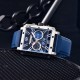 Мужские часы Pagani Design PD-1725 Silver-Blue с сапфировым стеклом и японским механизмом Seiko