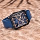 Мужские часы Pagani Design PD-1725 Black-Blue с сапфировым стеклом и механизмом SEIKO VK64
