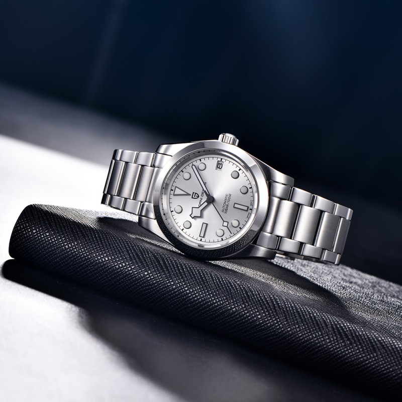 Мужские механические часы Pagani Design PD-1716 Silver-White с сапфировым стеклом и механизмом SEIKO NH35A