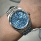 Мужские механические часы Pagani Design PD-1715 Silver-Blue с сапфировым стеклом и механизмом Seiko NH35