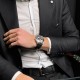 Мужские часы Pagani Design PD-1705-1 Silver-Silver с сапфировым стеклом и механизмом Seiko VK63