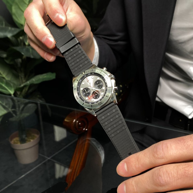 Мужские часы Pagani Design PD-1705-1 Silver-Silver с сапфировым стеклом и механизмом Seiko VK63