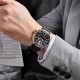 Мужские механические часы Pagani Design PD-1695 Silver-Black с сапфировым стеклом и механизмом SEIKO NH35