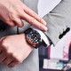 Мужские часы Pagani Design PD-1696 Silver-Black Pepsi с сапфировым стеклом и механизмом SEIKO NH35A