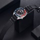 Мужские часы Pagani Design PD-1696 Silver-Black Pepsi с сапфировым стеклом и механизмом SEIKO NH35A