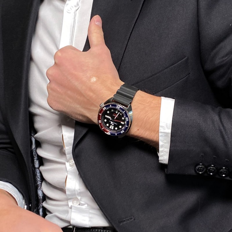 Мужские часы Pagani Design PD-1696 Silver-Black Pepsi с сапфировым стеклом и механизмом SEIKO NH35A