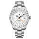 Мужские часы Pagani Design PD-1693 Silver-White с сапфировым стеклом и механикой Pearl DG5833GMT