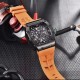 Мужские часы Pagani Design PD-1738 Black-Orange с сапфировым стеклом и механизмом SEIKO VH65