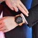 Мужские часы Pagani Design PD-1738 Black-Orange с сапфировым стеклом и механизмом SEIKO VH65