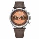 Мужские часы Pagani Design PD-1739 Silver-Brown с сапфировым стеклом и механизмом SEIKO VK64